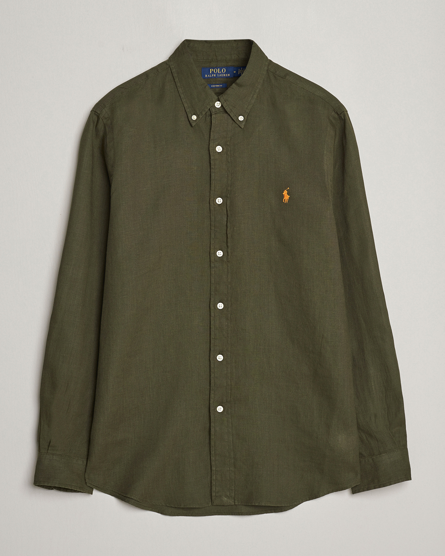 Heren | Overhemden | Polo Ralph Lauren | Custom Fit Linen Button Down Armadillo