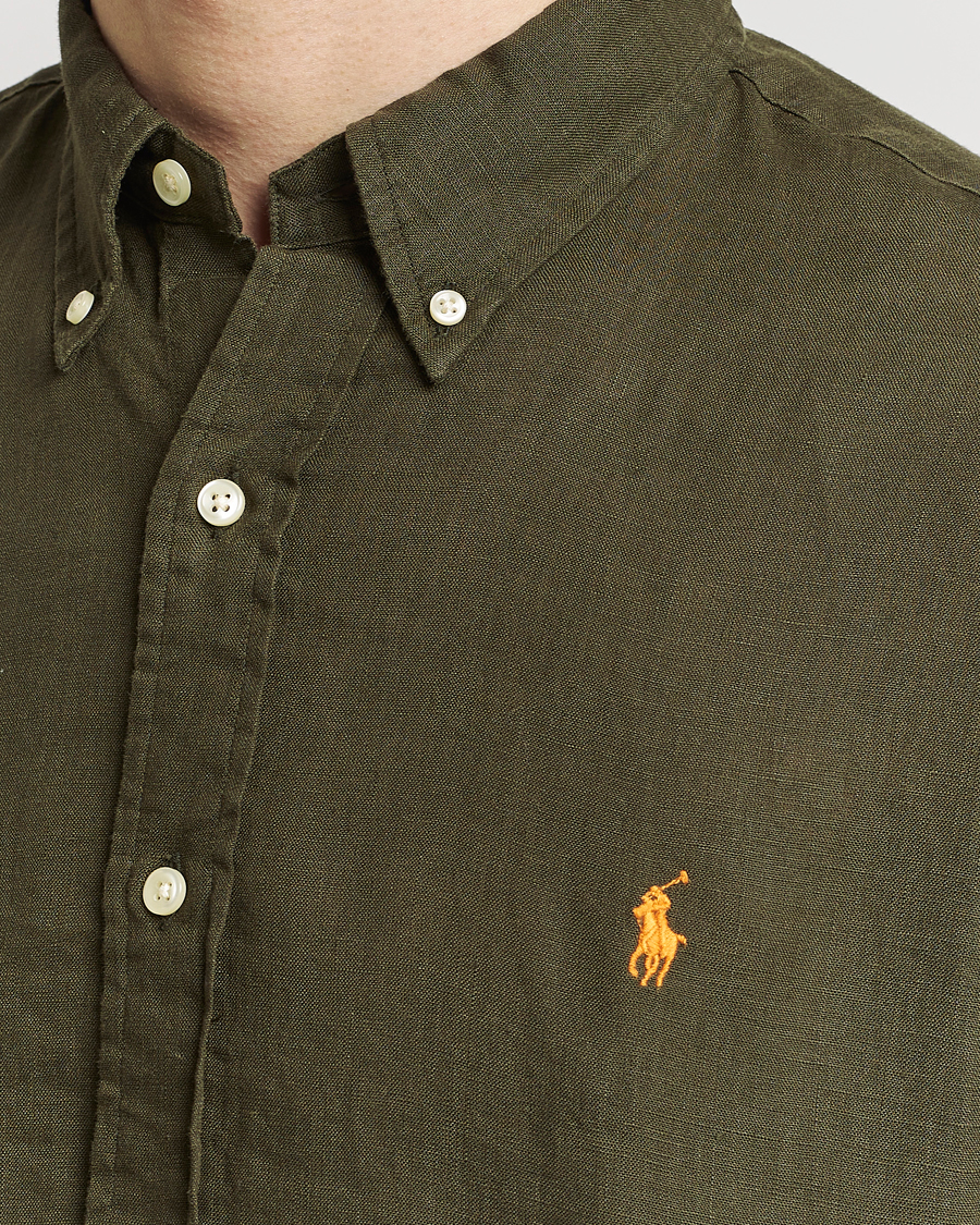 Heren | Overhemden | Polo Ralph Lauren | Custom Fit Linen Button Down Armadillo