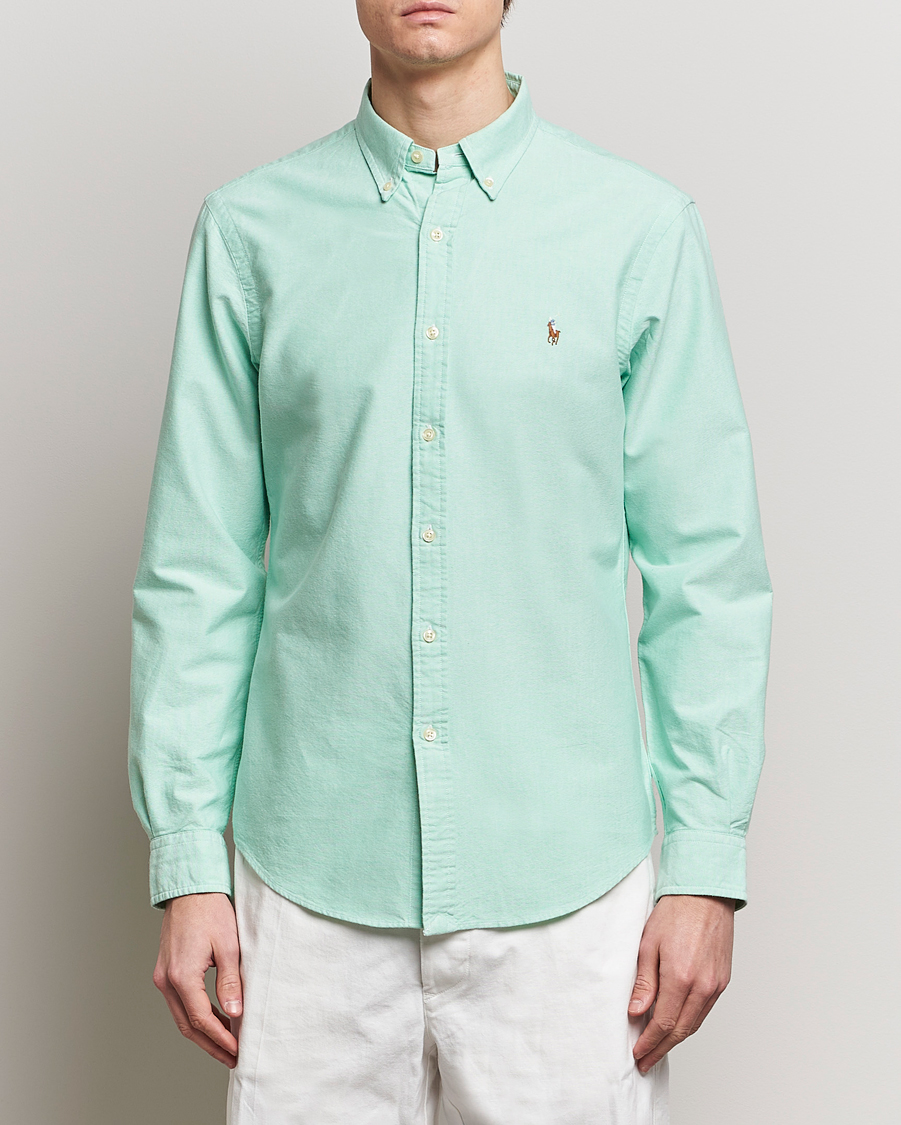 Heren | Oxford overhemden | Polo Ralph Lauren | Slim Fit Oxford Button Down Shirt Classic Kelly