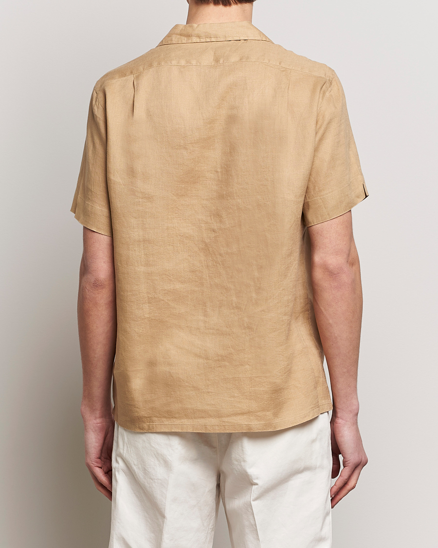 Heren | Overhemden | Polo Ralph Lauren | Linen Pocket Short Sleeve Shirt Vintage Khaki