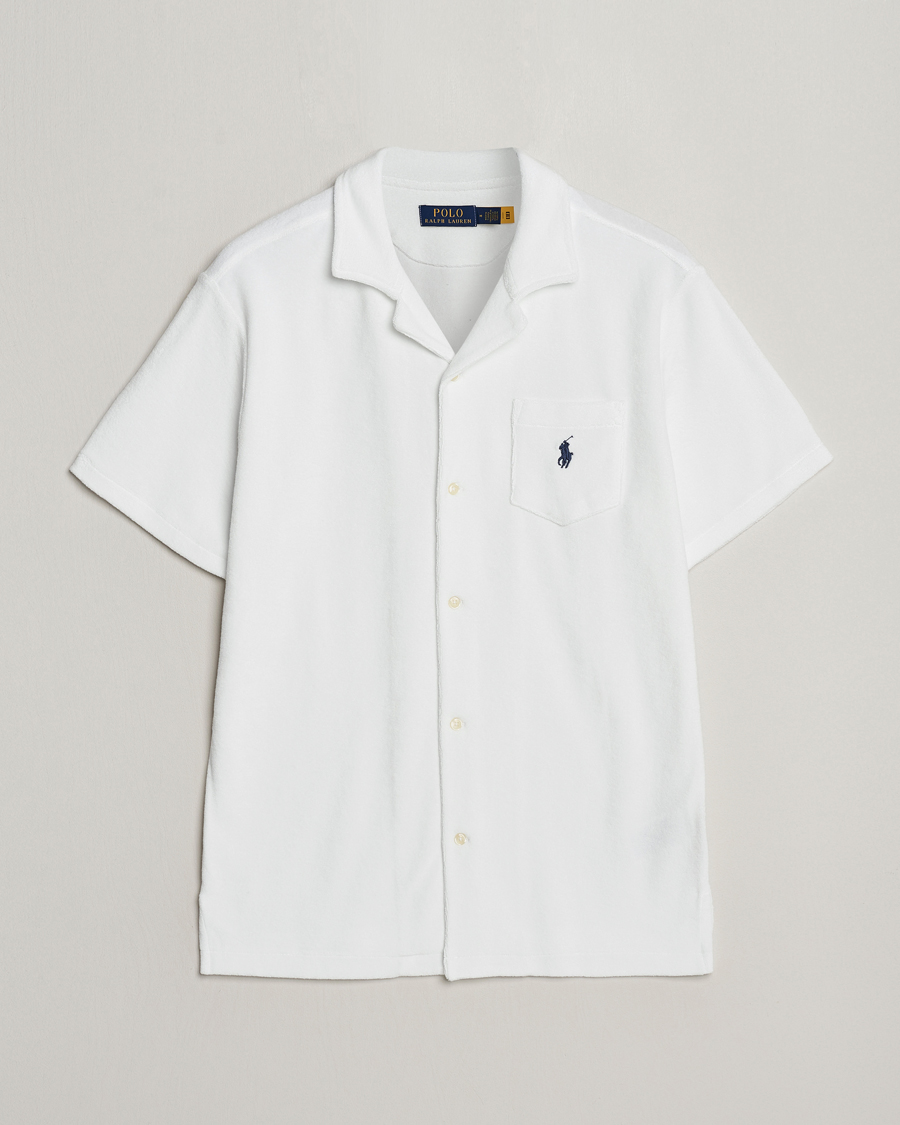 Heren | Overhemden | Polo Ralph Lauren | Cotton Terry Short Sleeve White