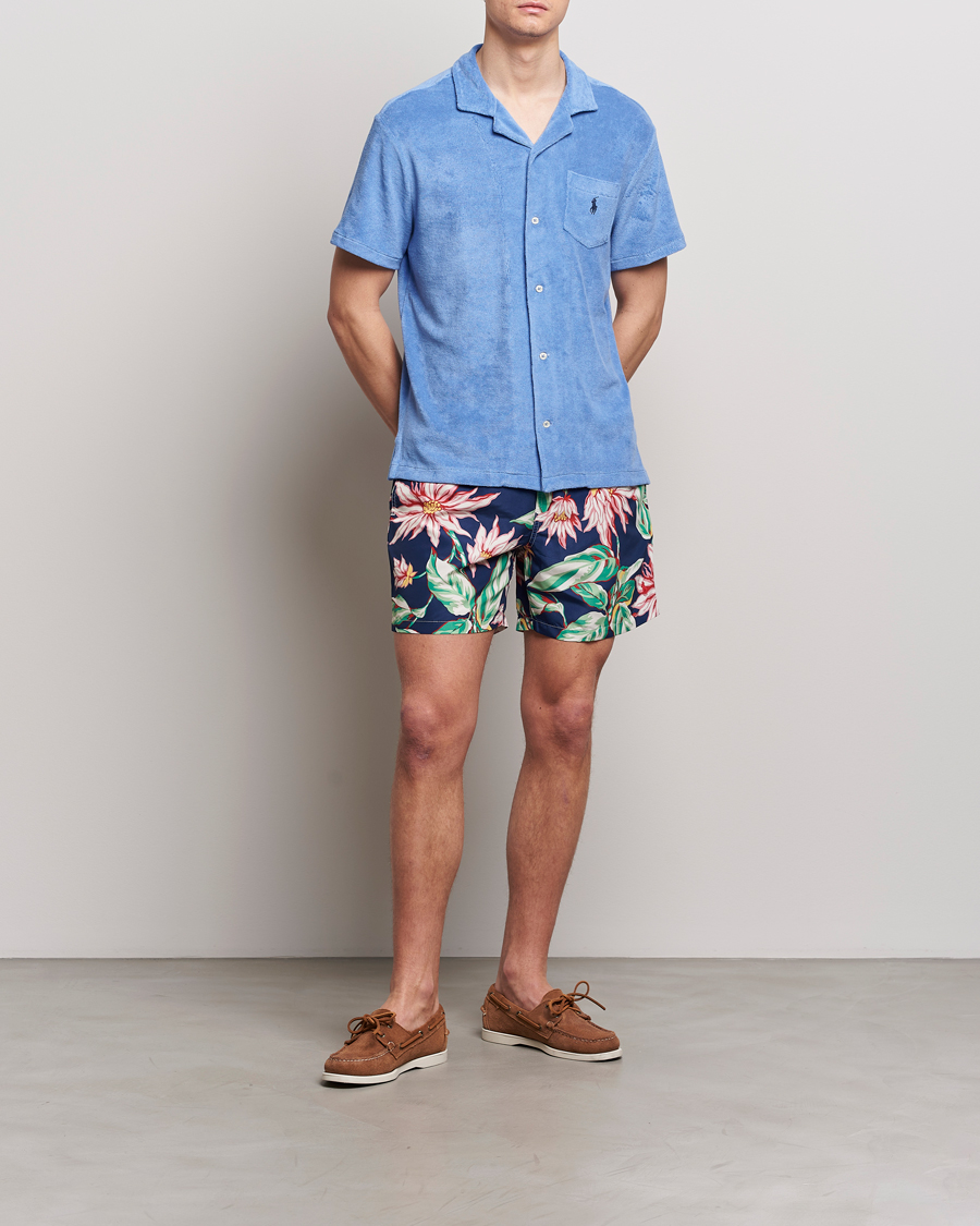 Heren | Overhemden | Polo Ralph Lauren | Cotton Terry Short Sleeve Harbour Island Blue