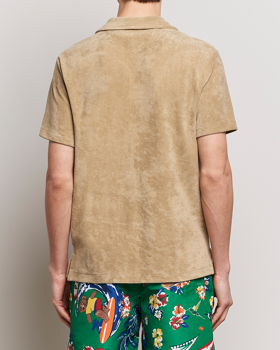Heren | Overhemden | Polo Ralph Lauren | Cotton Terry Short Sleeve Shirt Coastal Beige
