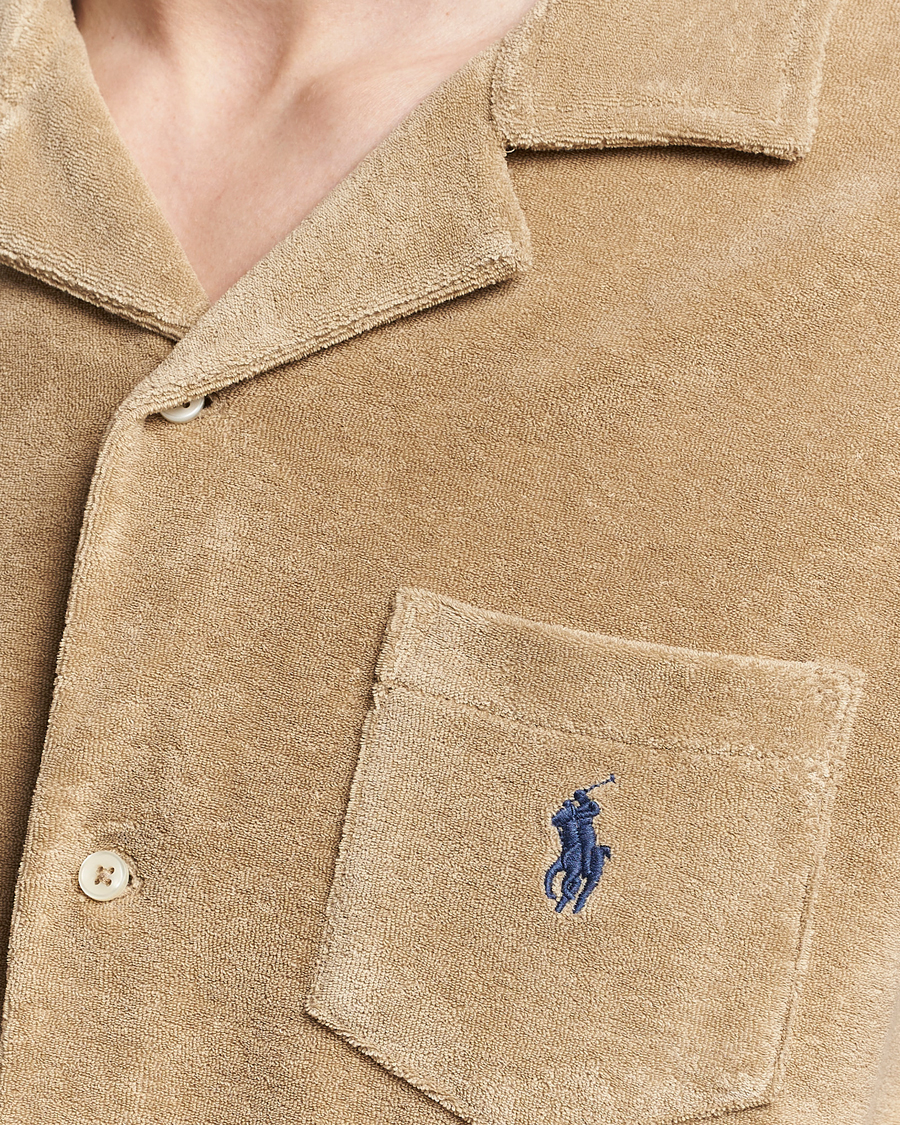 Heren | Overhemden | Polo Ralph Lauren | Cotton Terry Short Sleeve Shirt Coastal Beige