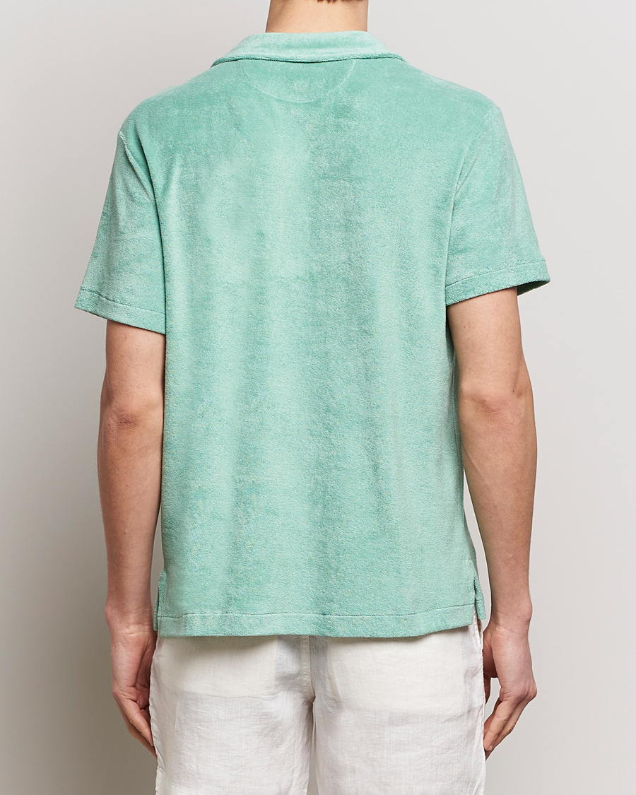 Heren | Overhemden | Polo Ralph Lauren | Cotton Terry Short Sleeve Shirt Celadon