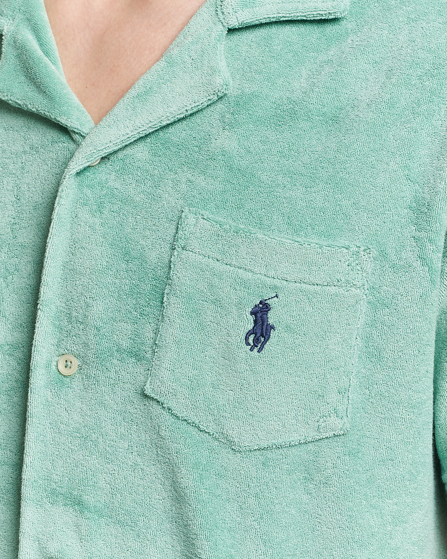 Heren | Overhemden | Polo Ralph Lauren | Cotton Terry Short Sleeve Shirt Celadon