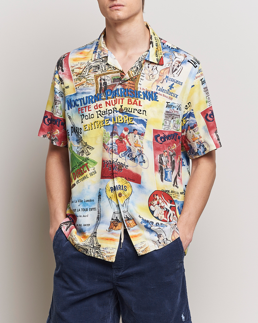 Heren | Overhemden met korte mouwen | Polo Ralph Lauren | Short Sleeve Printed Shirt City Of Light Poster