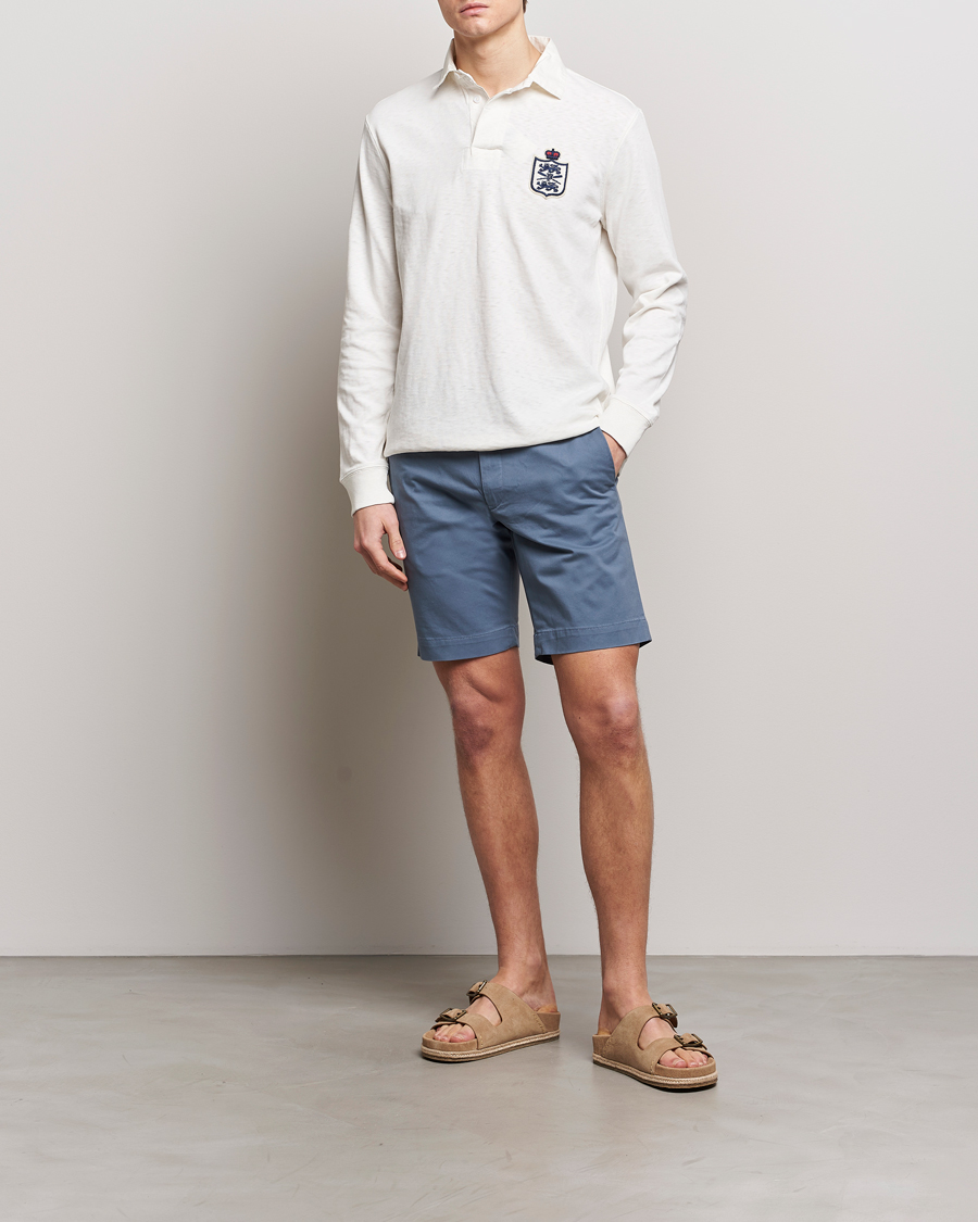 Heren | Korte broek | Polo Ralph Lauren | Tailored Slim Fit Shorts Bay Blue