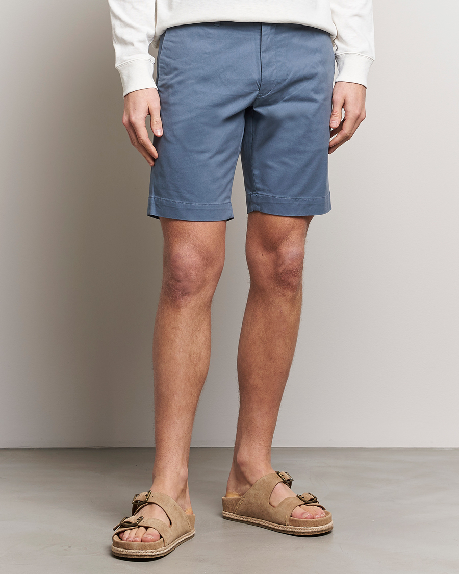 Heren | Chino-shorts | Polo Ralph Lauren | Tailored Slim Fit Shorts Bay Blue