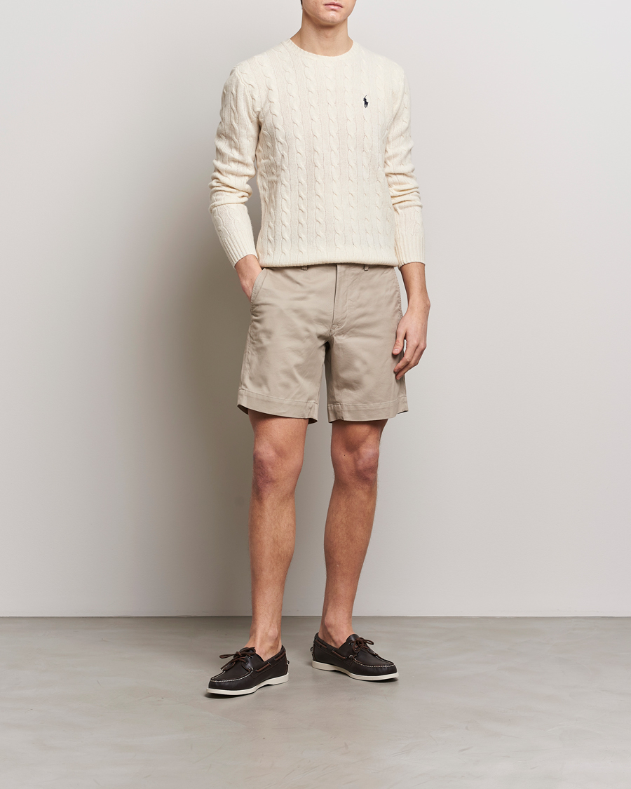 Heren | Korte broek | Polo Ralph Lauren | Tailored Slim Fit Shorts Khaki Tan