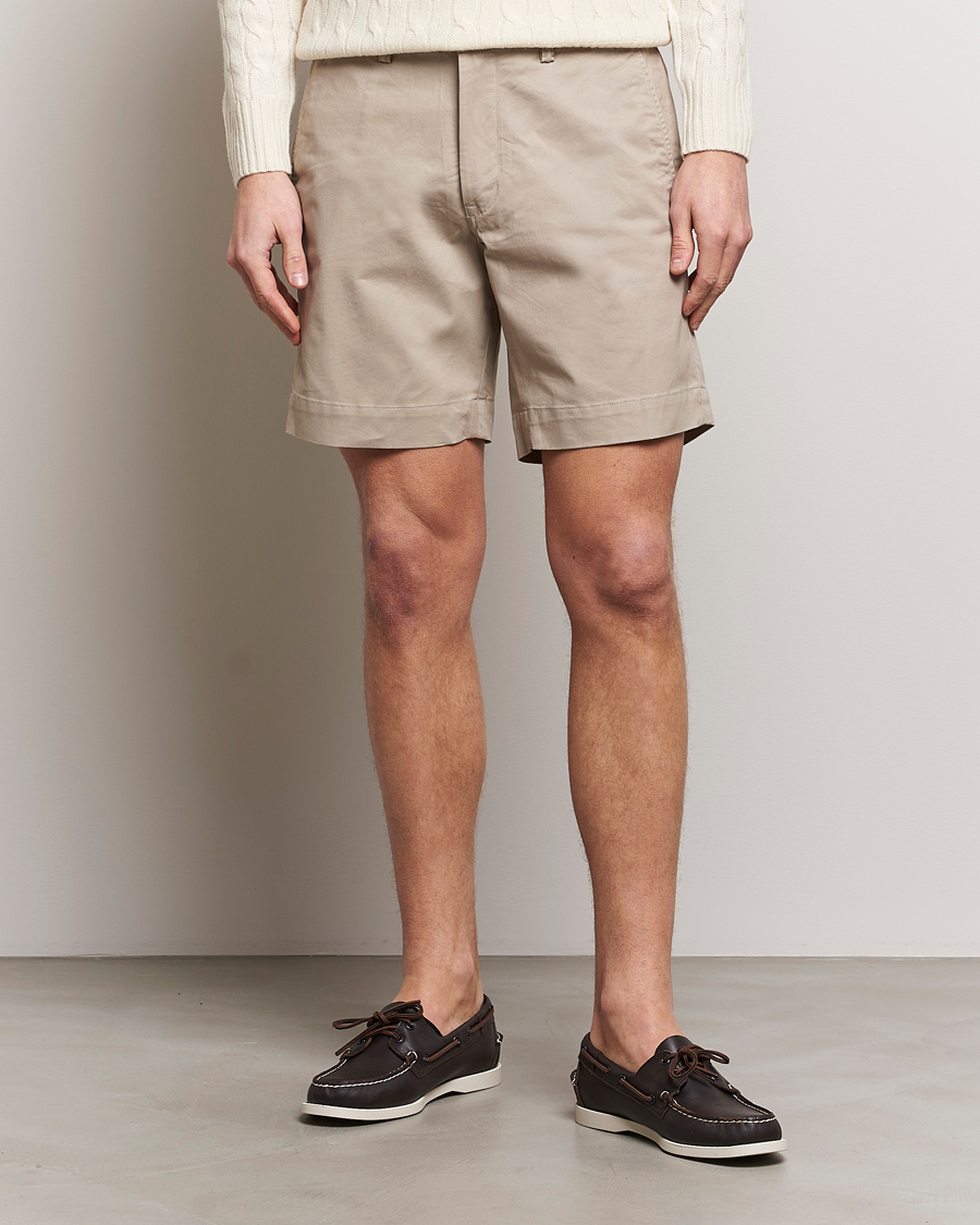 Heren | Korte broek | Polo Ralph Lauren | Tailored Slim Fit Shorts Khaki Tan