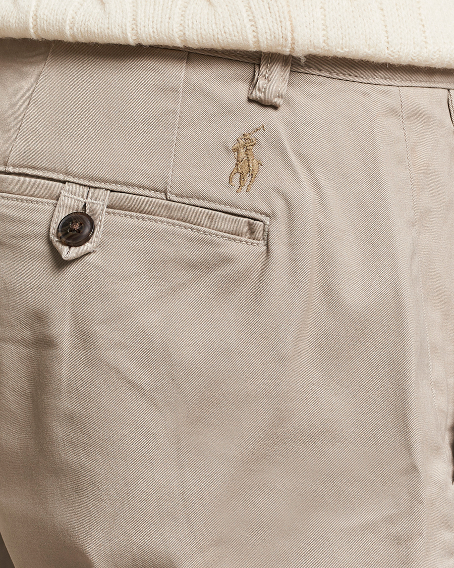 Heren | Korte broek | Polo Ralph Lauren | Tailored Slim Fit Shorts Khaki Tan