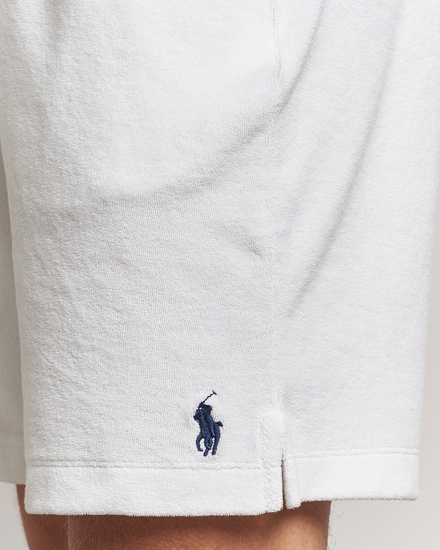Heren | Korte broek | Polo Ralph Lauren | Cotton Terry Drawstring Shorts White