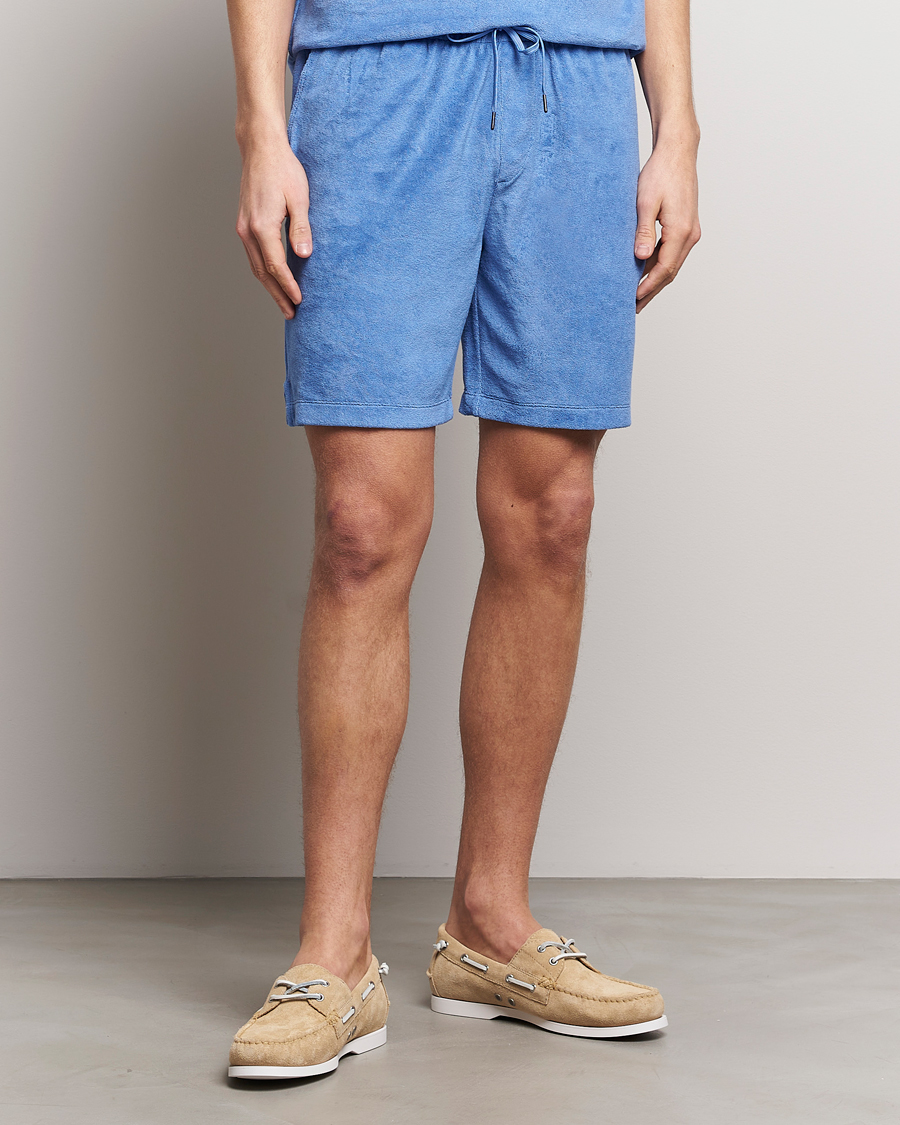 Heren | Korte broek | Polo Ralph Lauren | Cotton Terry Drawstring Shorts Harbor Island Blue