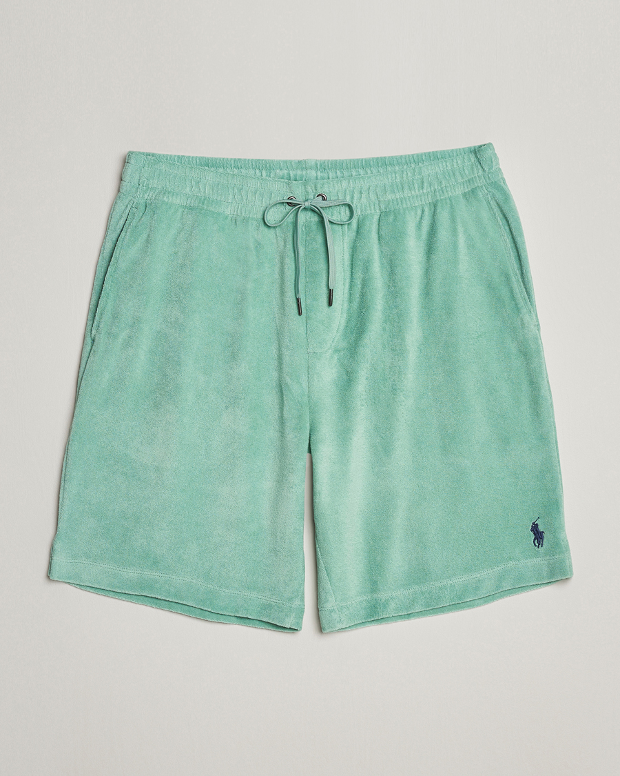 Heren | Korte broek | Polo Ralph Lauren | Cotton Terry Drawstring Shorts Celadon