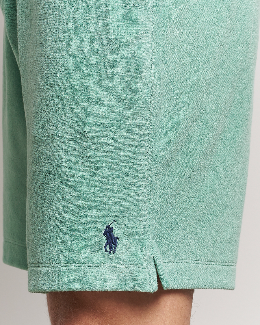 Heren | Korte broek | Polo Ralph Lauren | Cotton Terry Drawstring Shorts Celadon