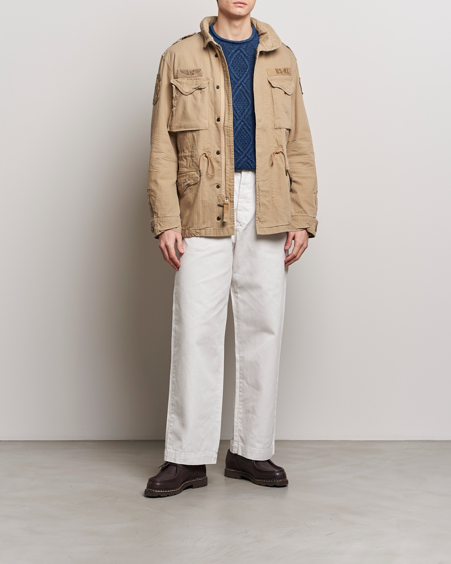 Heren | Broeken | Polo Ralph Lauren | Rustic Twill Chinos Deckwash White