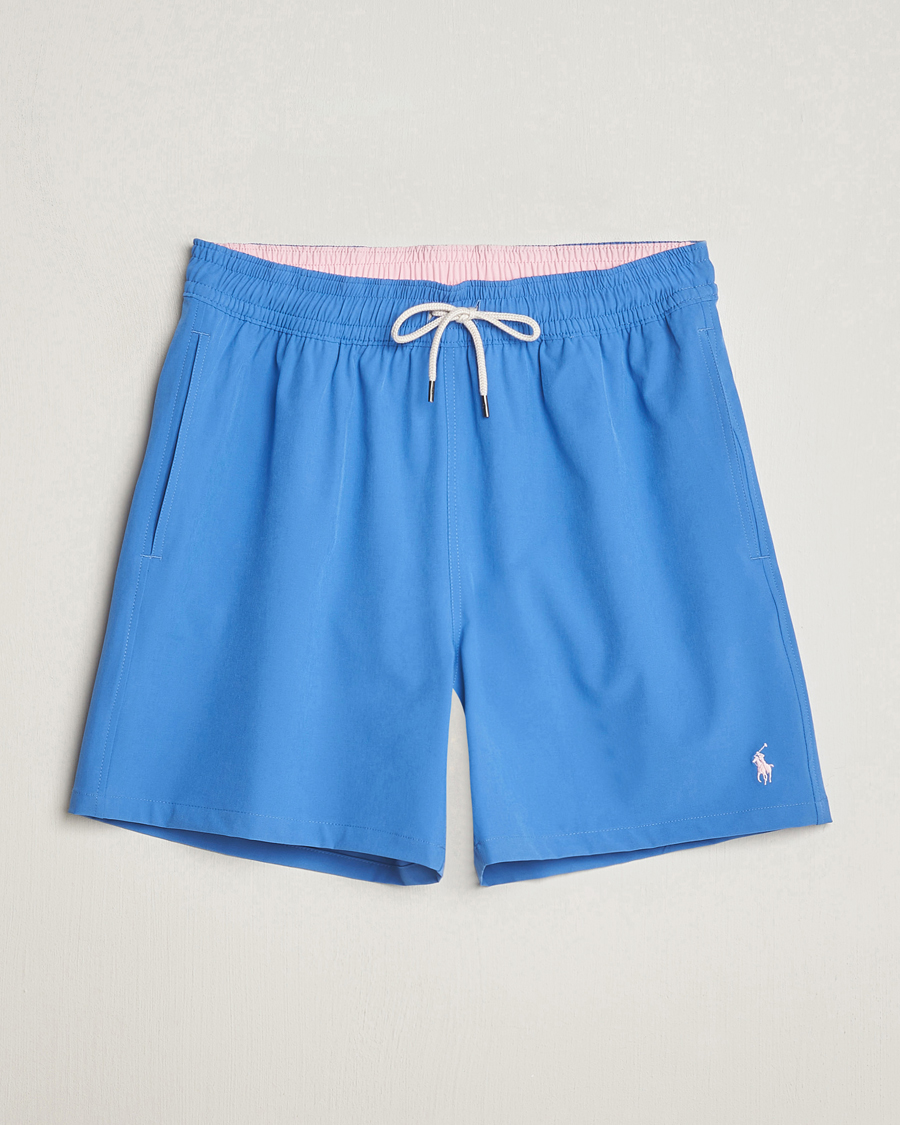 Heren | Zwembroek | Polo Ralph Lauren | Recycled Traveler Boxer Swimshorts New England Blue
