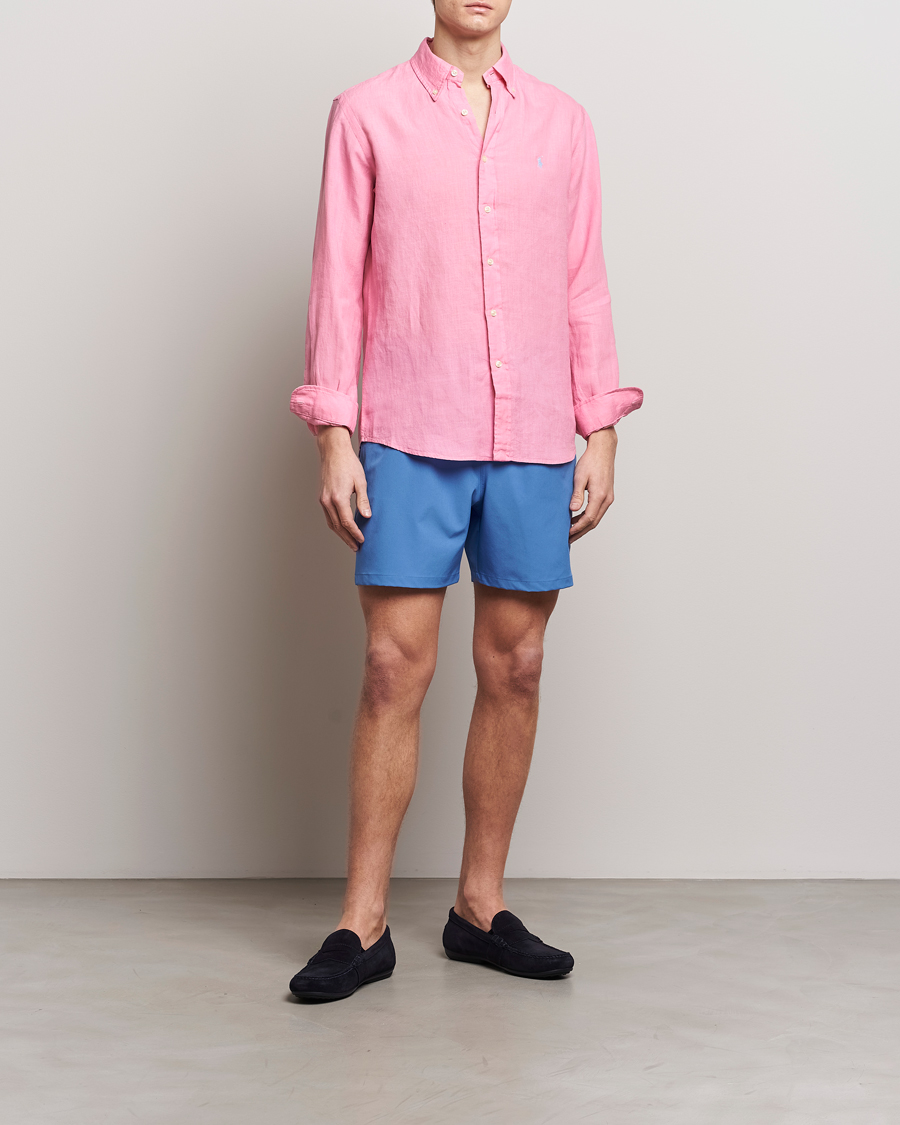 Heren | Zwembroek | Polo Ralph Lauren | Recycled Traveler Boxer Swimshorts New England Blue