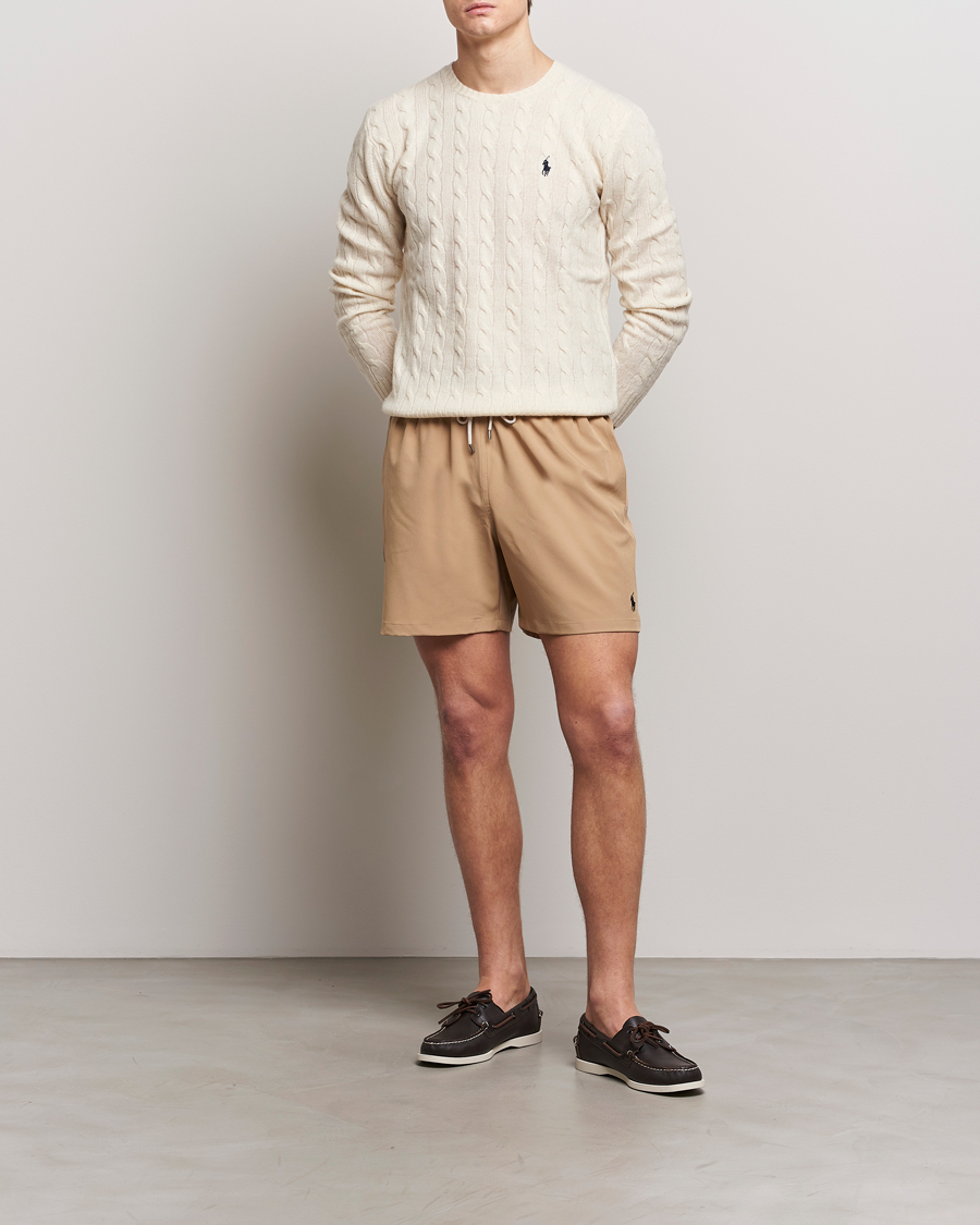 Heren | Zwembroek | Polo Ralph Lauren | Recycled Traveler Boxer Swimshorts Vintage Khaki