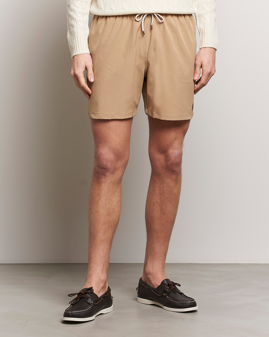 Heren |  | Polo Ralph Lauren | Recycled Traveler Boxer Swimshorts Vintage Khaki