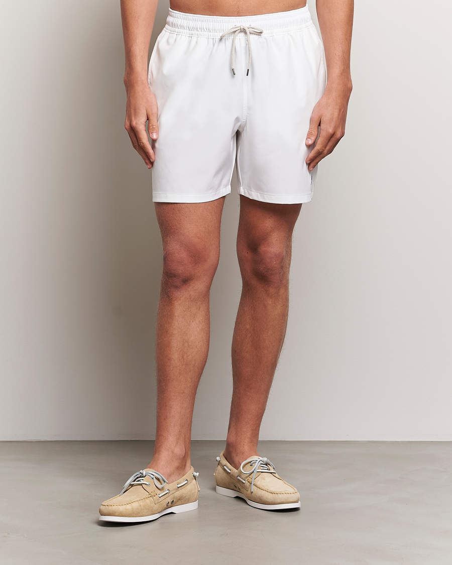 Heren | Zwembroek | Polo Ralph Lauren | Recycled Traveler Boxer Swimshorts White/Liberty