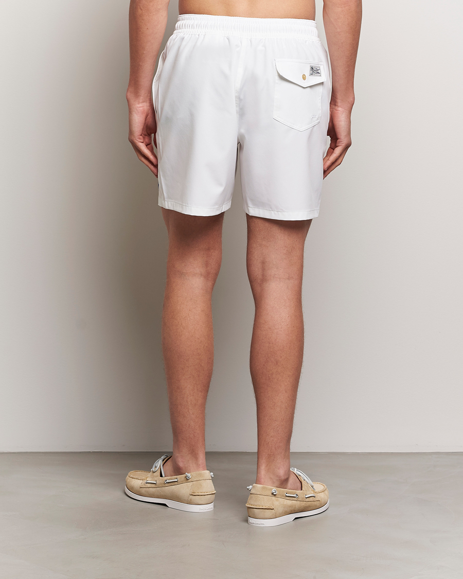 Heren | Zwembroek | Polo Ralph Lauren | Recycled Traveler Boxer Swimshorts White/Liberty