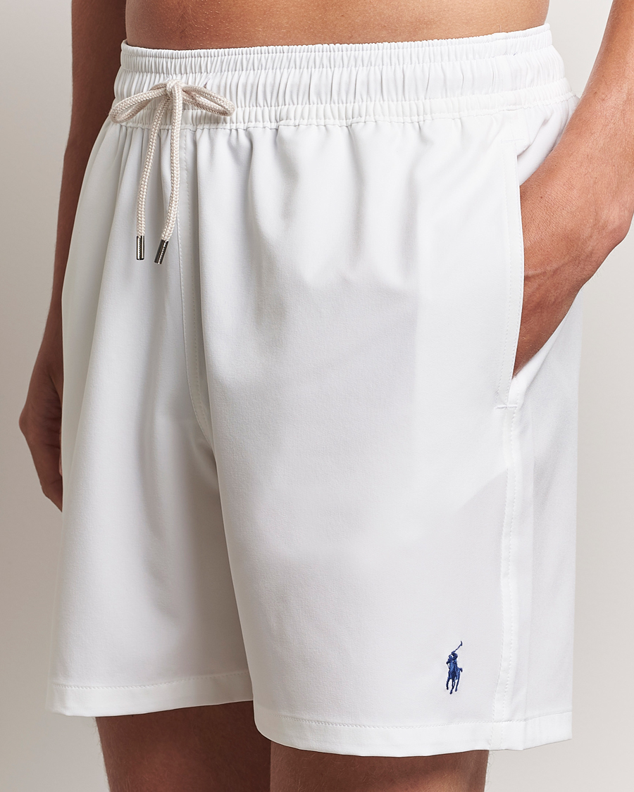 Heren | Zwembroek | Polo Ralph Lauren | Recycled Traveler Boxer Swimshorts White/Liberty