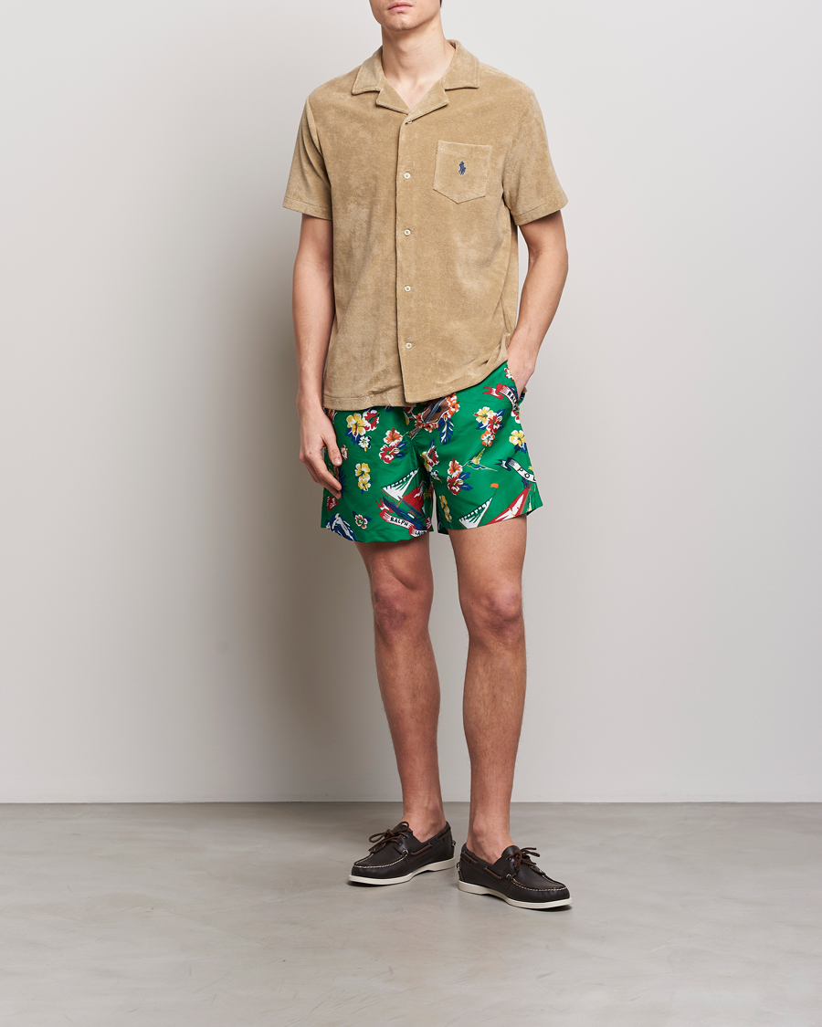 Heren | Zwembroek | Polo Ralph Lauren | Recycled Traveler Printed Swimshorts Surfer Bear