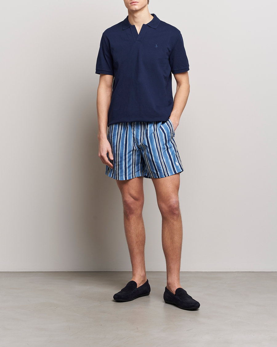 Heren | Zwembroek | Polo Ralph Lauren | Recyceled Traveler Striped Swimshorts Saltwashed