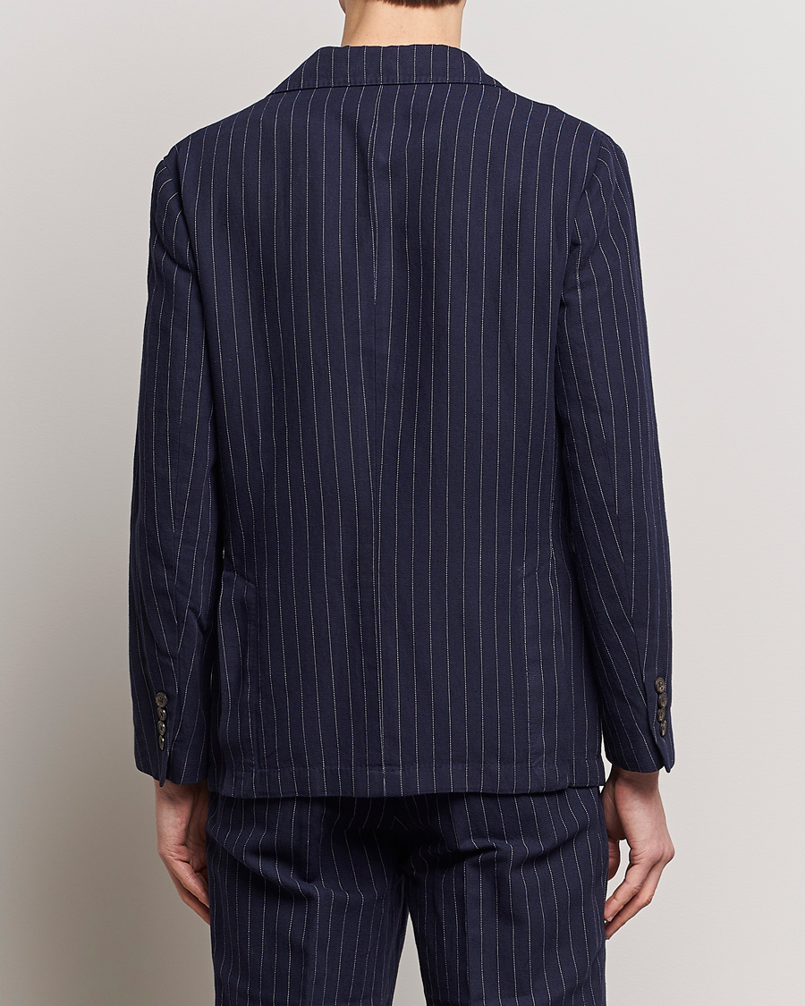 Heren | Blazers | Polo Ralph Lauren | Linen Pinstripe Sportcoat Navy/Cream