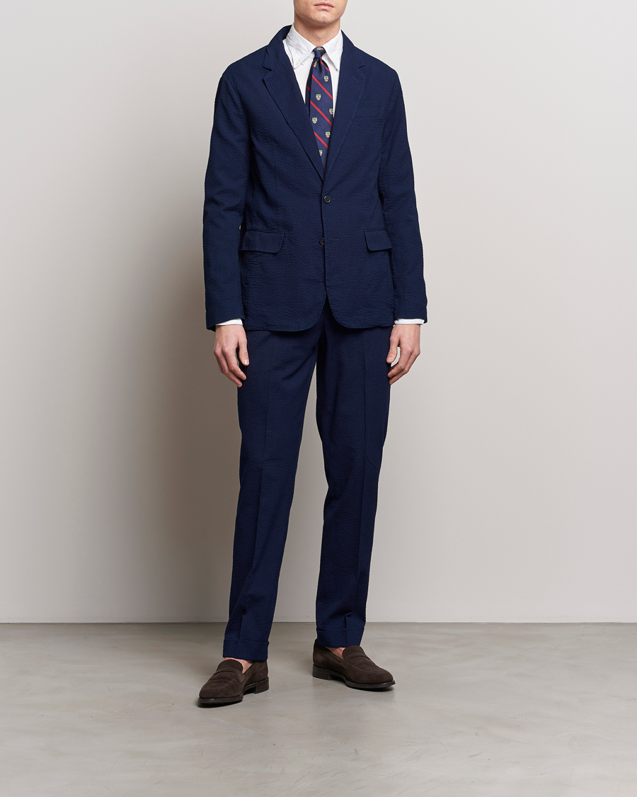 Heren | Blazers | Polo Ralph Lauren | Seersucker Sportcoat Indigo