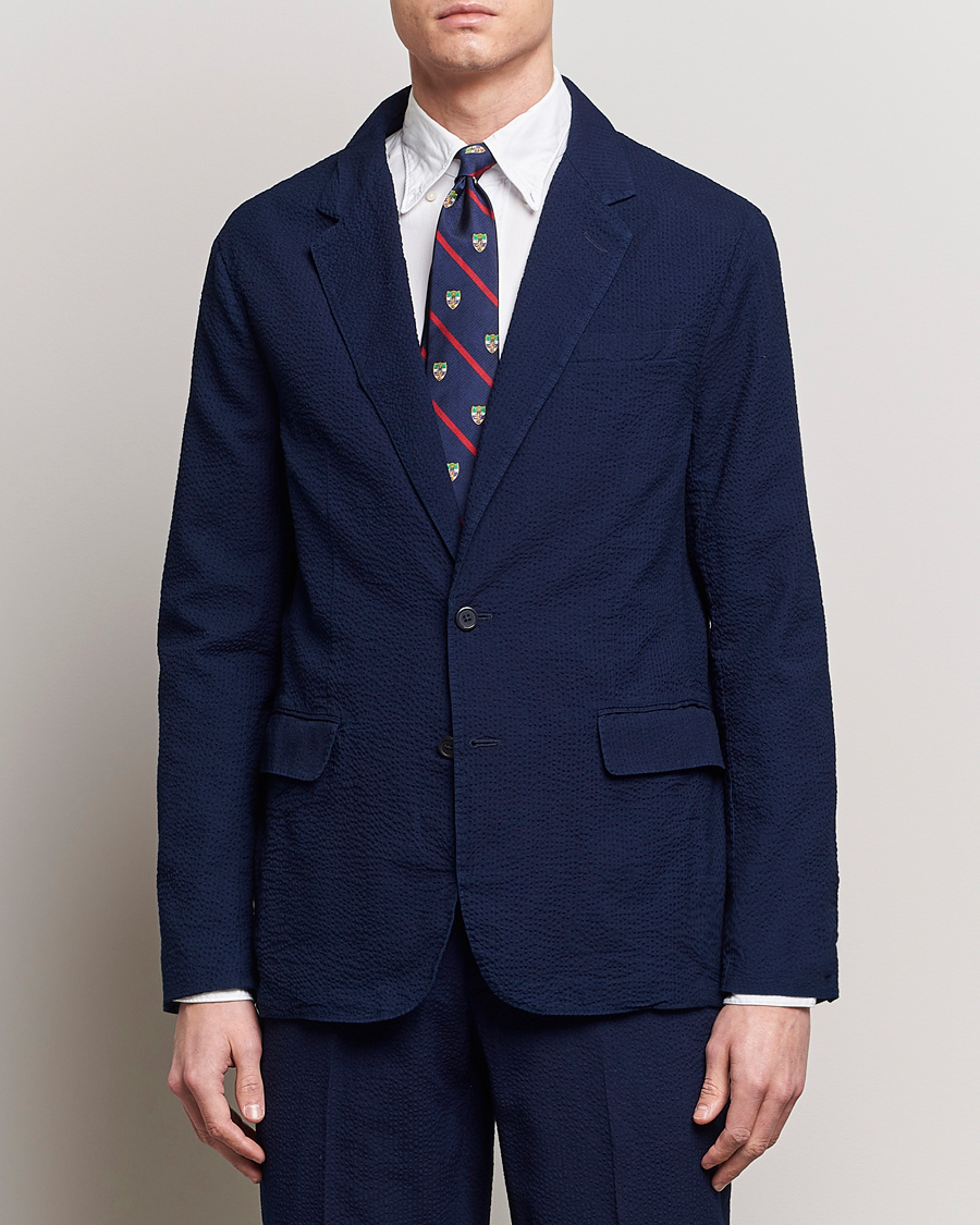 Heren | Katoenen blazers | Polo Ralph Lauren | Seersucker Sportcoat Indigo