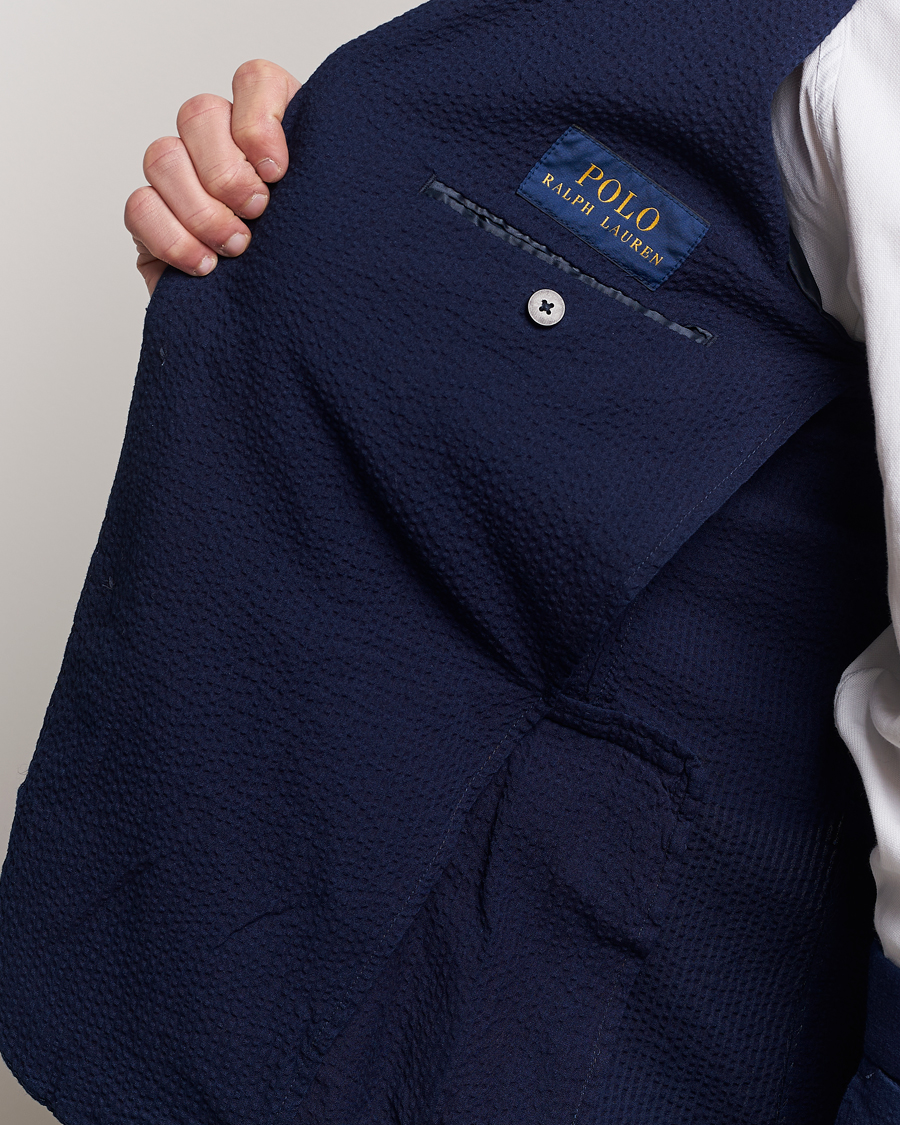 Heren | Blazers | Polo Ralph Lauren | Seersucker Sportcoat Indigo