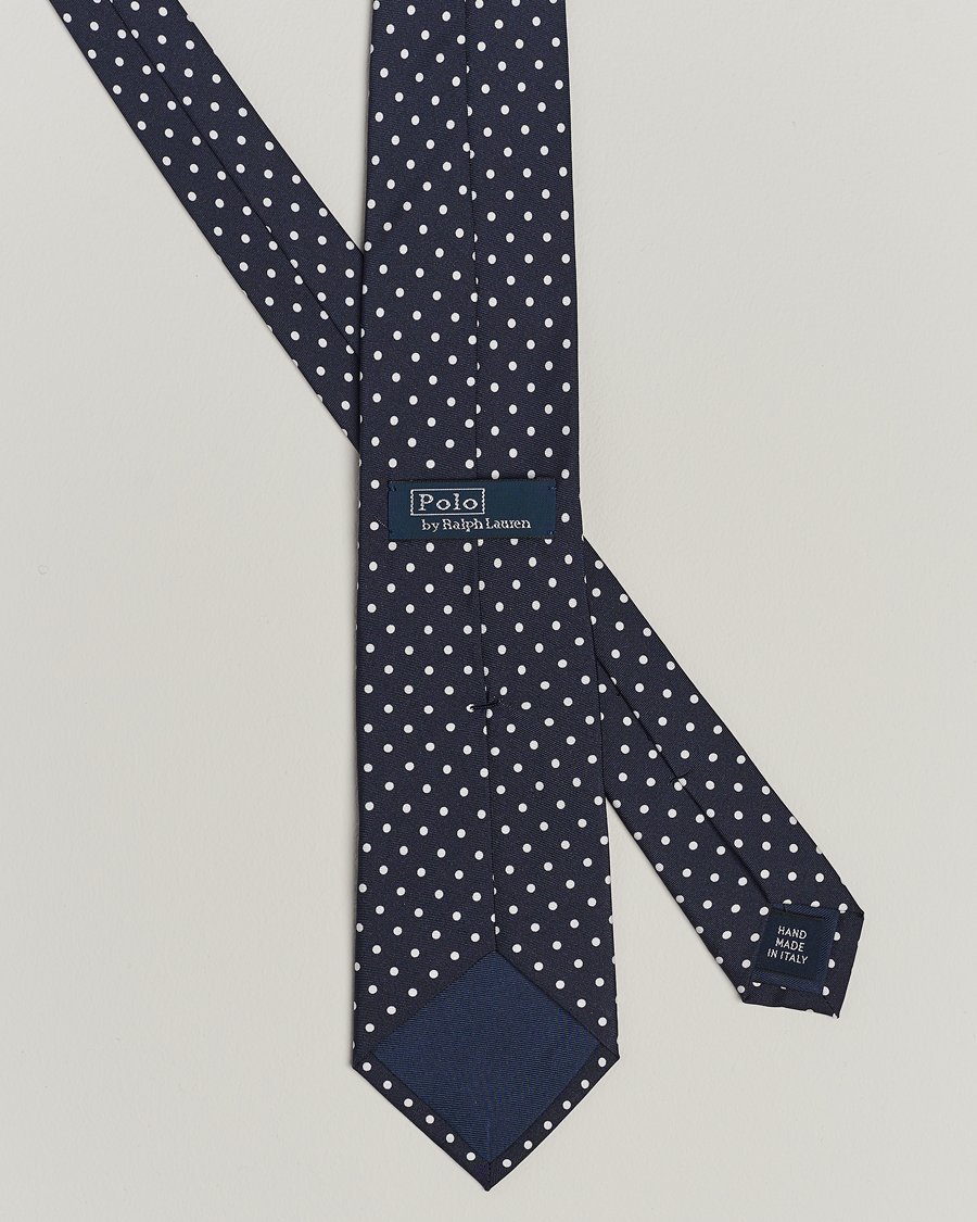 Heren | Business casual | Polo Ralph Lauren | St James Spot Tie Navy/White