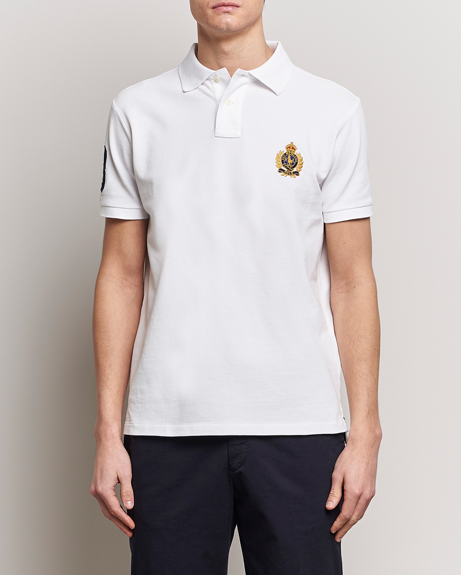 Heren | Polo's | Polo Ralph Lauren | Custom Slim Fit Match Club Polo White