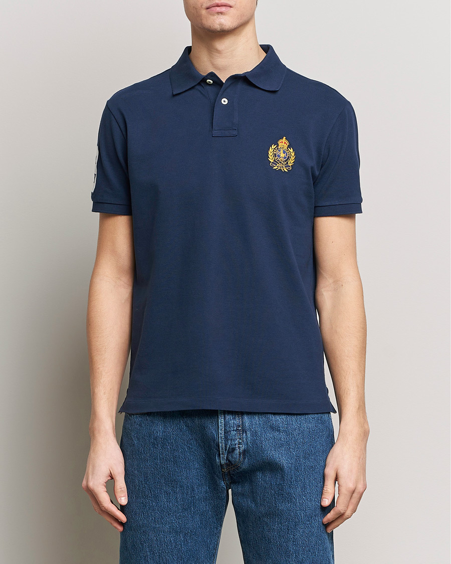 Heren | Polo's | Polo Ralph Lauren | Custom Slim Fit Match Club Polo Newport Navy