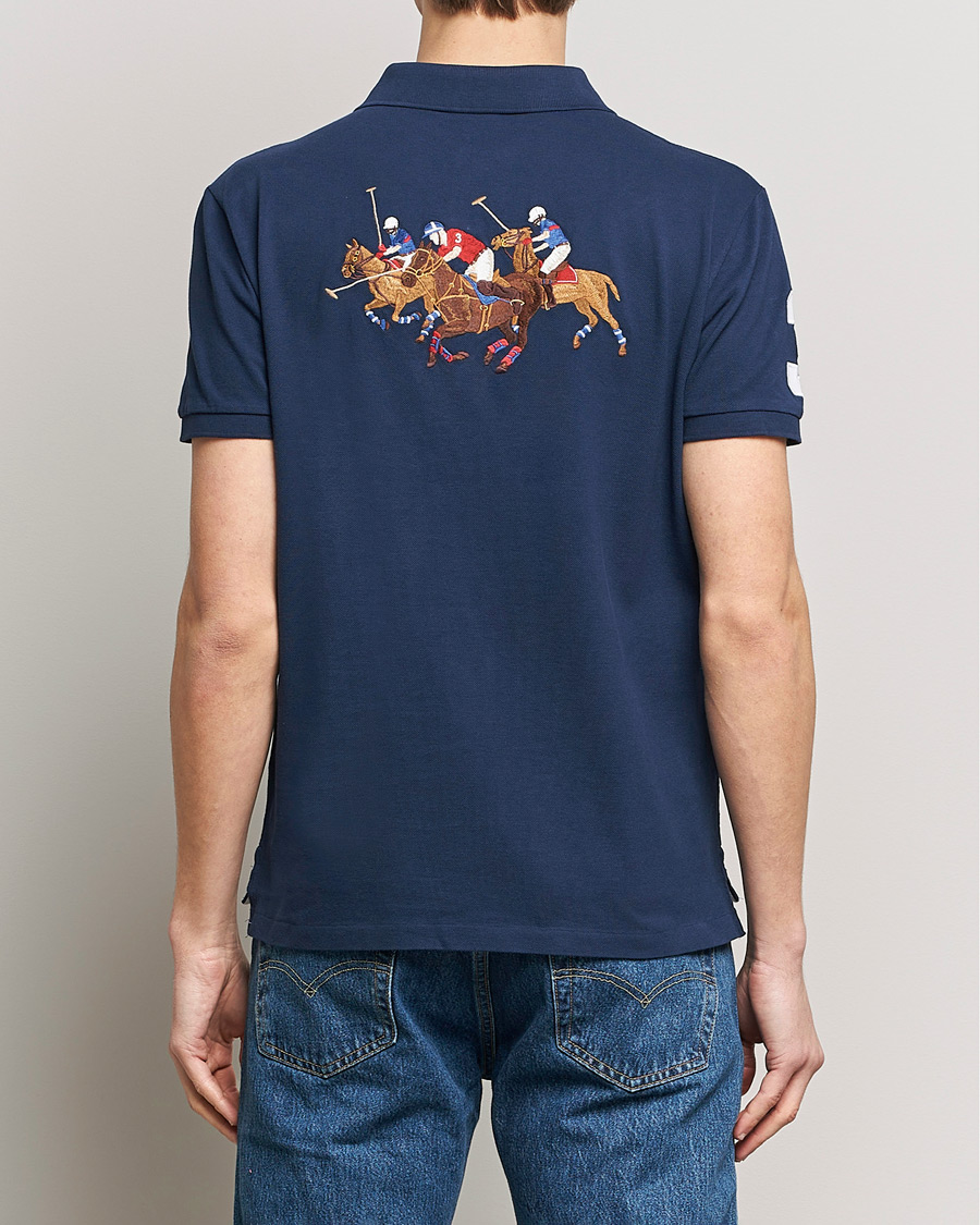 Heren | Polo's | Polo Ralph Lauren | Custom Slim Fit Match Club Polo Newport Navy