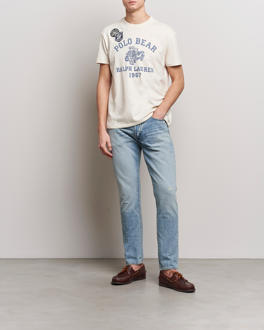 Heren | T-shirts | Polo Ralph Lauren | Graphic Printed Crew Neck T-Shirt Deckwash White