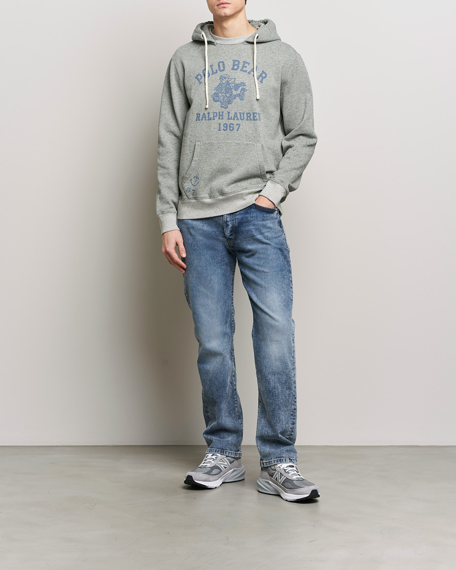 Heren | Truien | Polo Ralph Lauren | Graphic Printed Vintage Fleece Hoodie Loft Heather