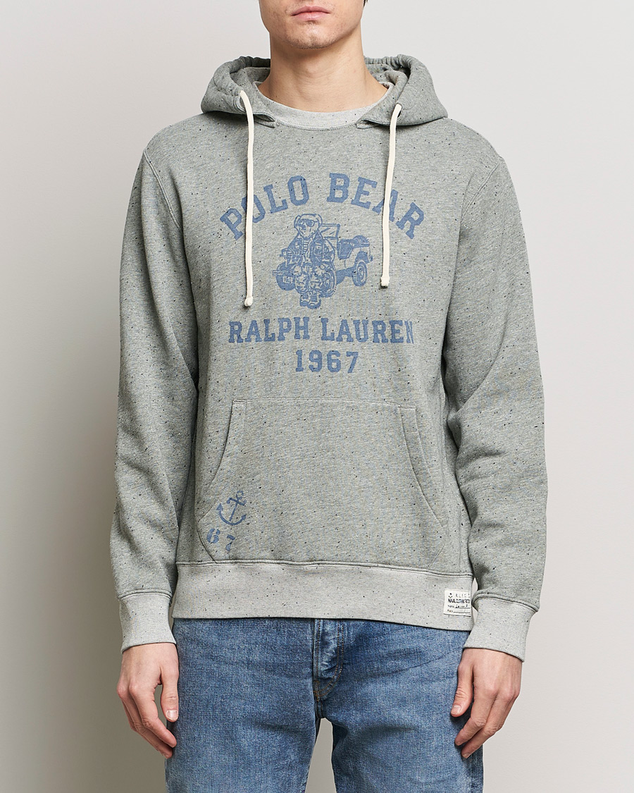 Heren |  | Polo Ralph Lauren | Graphic Printed Vintage Fleece Hoodie Loft Heather