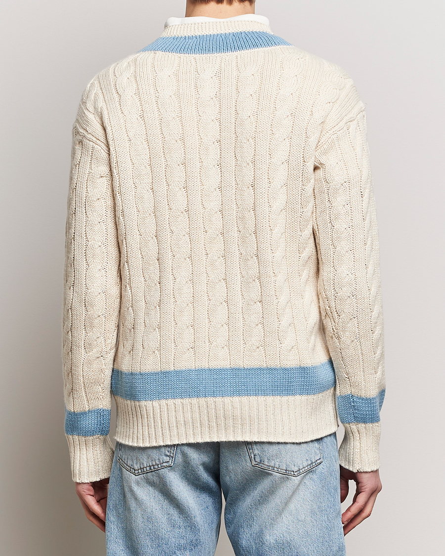 Heren | Truien | Polo Ralph Lauren | Cotton/Cashmere Cricket Knitted Sweater Parchment Cream
