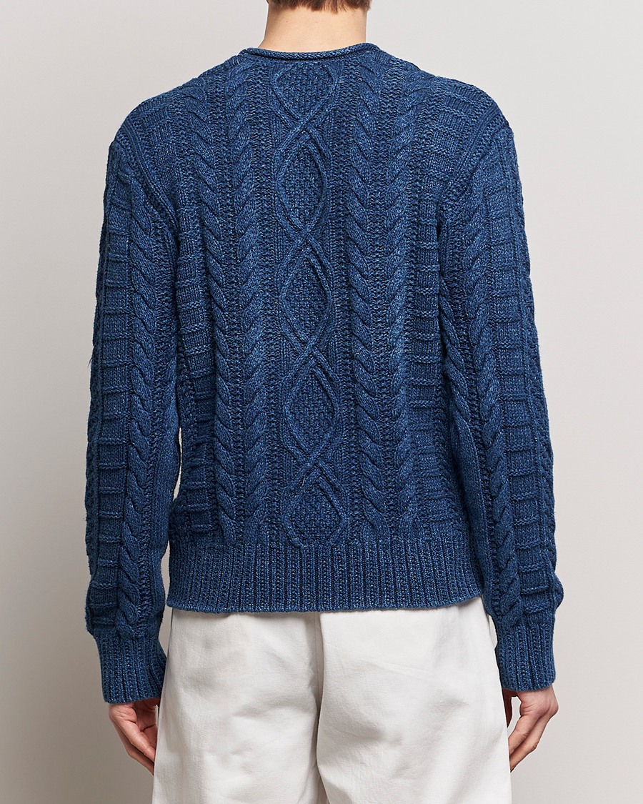 Heren | Truien | Polo Ralph Lauren | Cotton Fisherman Sweater Indigo