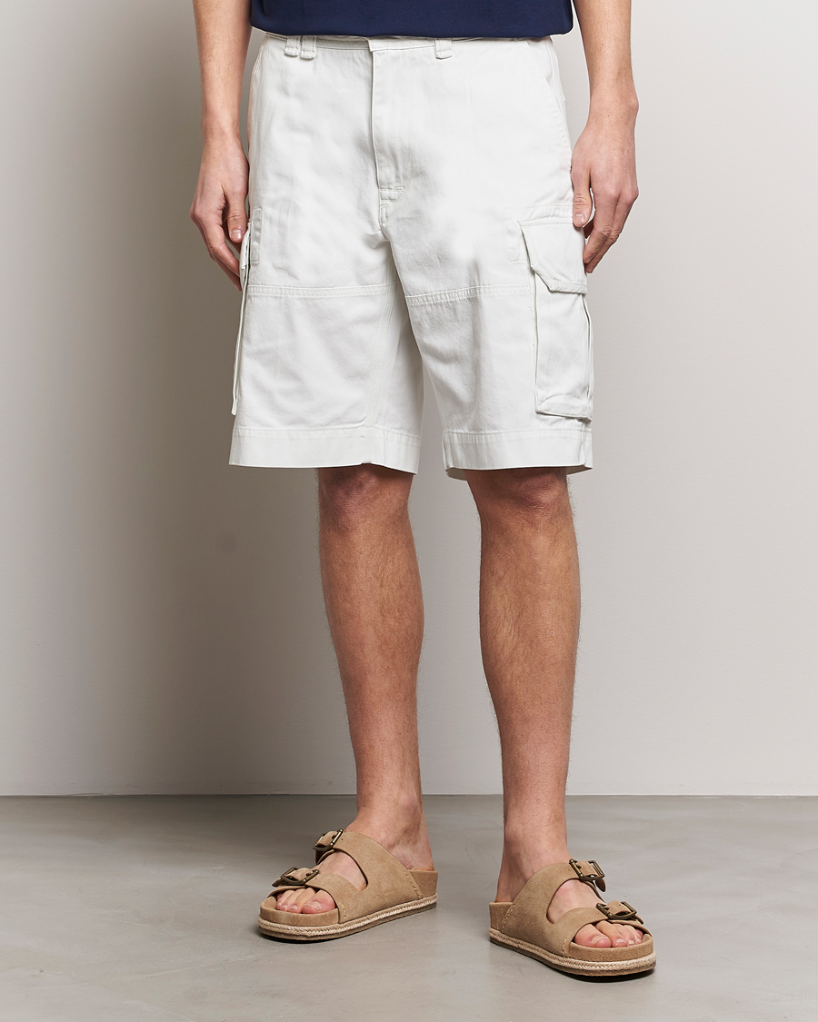 Heren | Korte broek | Polo Ralph Lauren | Slub Twill Cargo Shorts Deckwash White