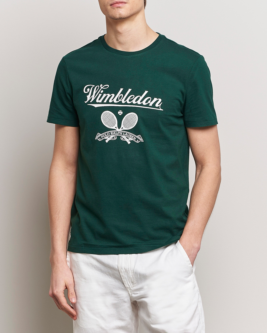Heren | T-shirts met korte mouwen | Polo Ralph Lauren | Wimbledon Printed Tee Moss Agate