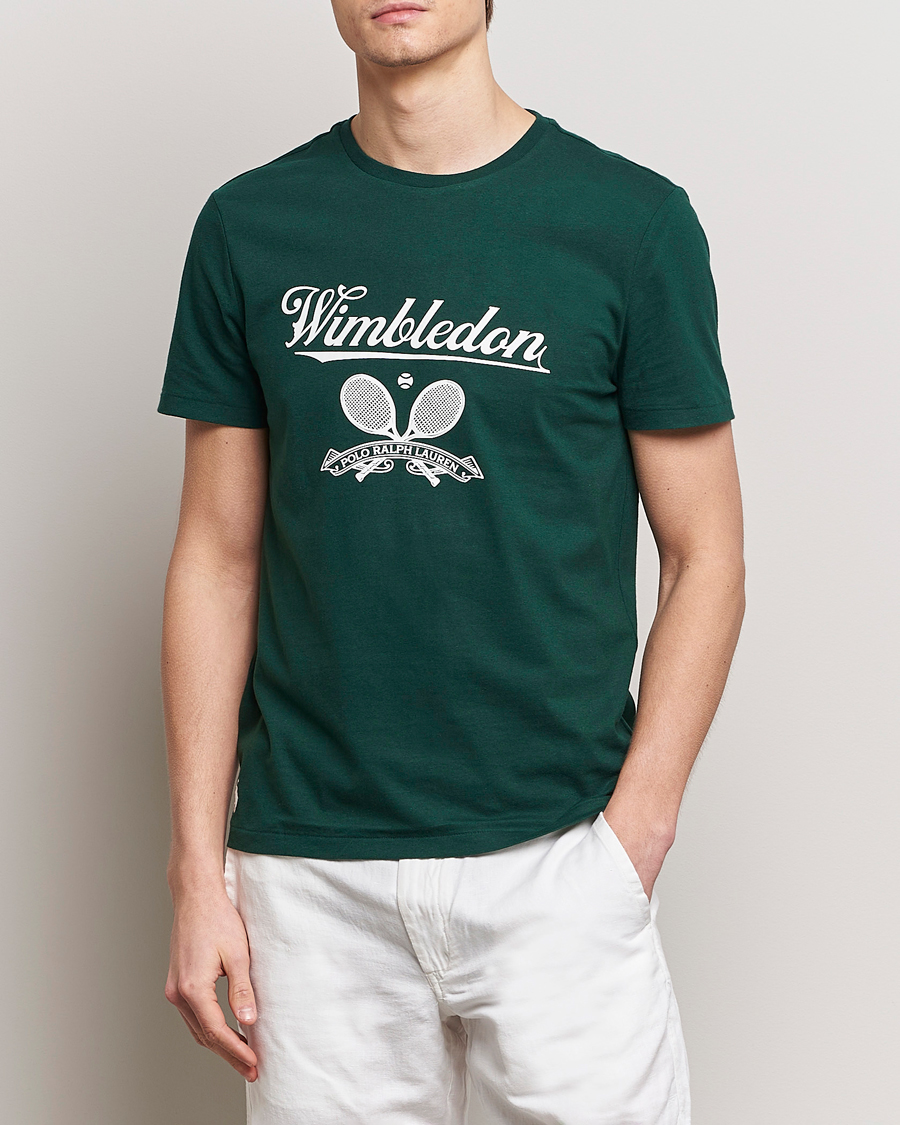 Men | Clothing | Polo Ralph Lauren | Wimbledon Printed Tee Moss Agate