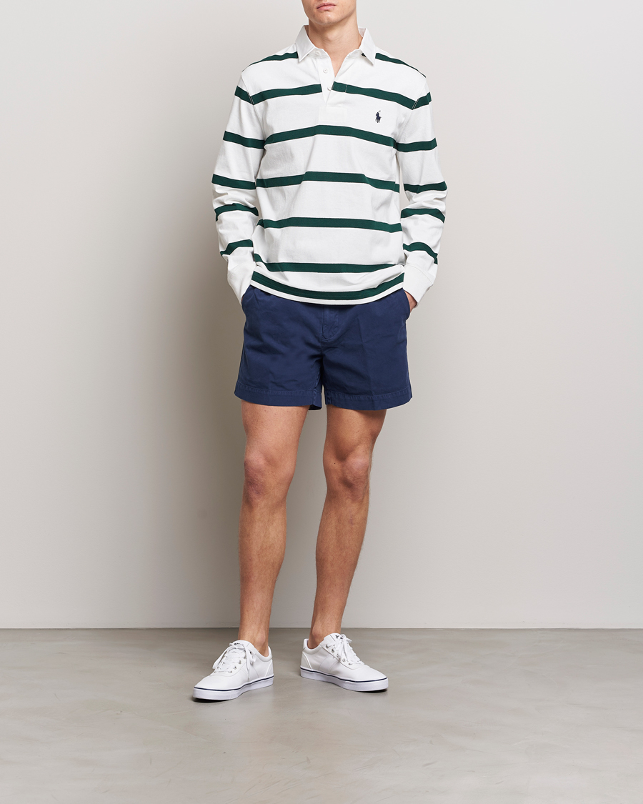 Heren | Truien | Polo Ralph Lauren | Wimbledon Rugby Sweater White/Moss Agate