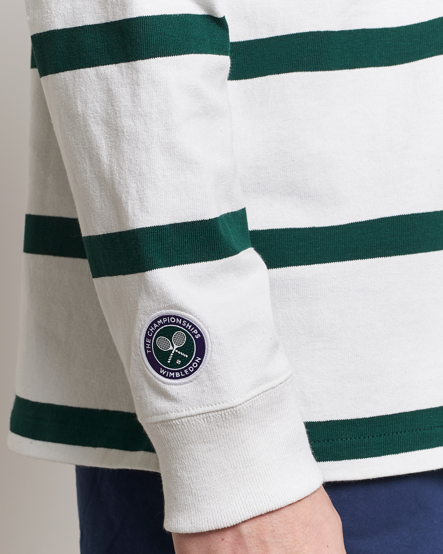 Heren | Truien | Polo Ralph Lauren | Wimbledon Rugby Sweater White/Moss Agate