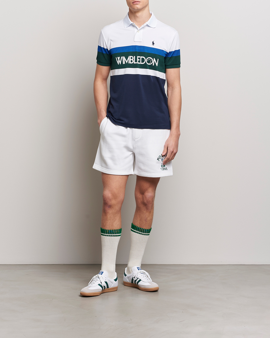 Heren | Polo's | Polo Ralph Lauren | Wimbledon Block Custom Slim Fit Polo Refined Navy/Multi