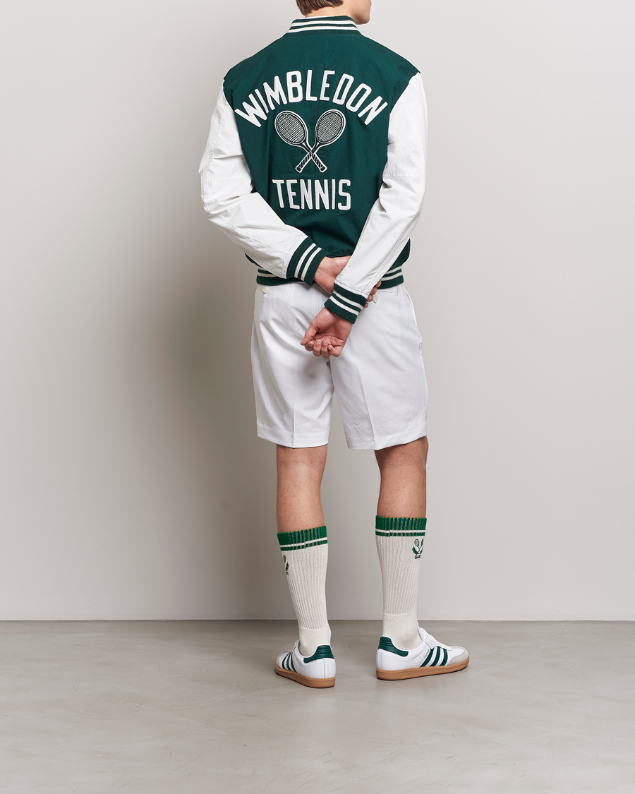 Heren | Jassen | Polo Ralph Lauren | Wimbledon Bomber Jacket White/Moss Agate